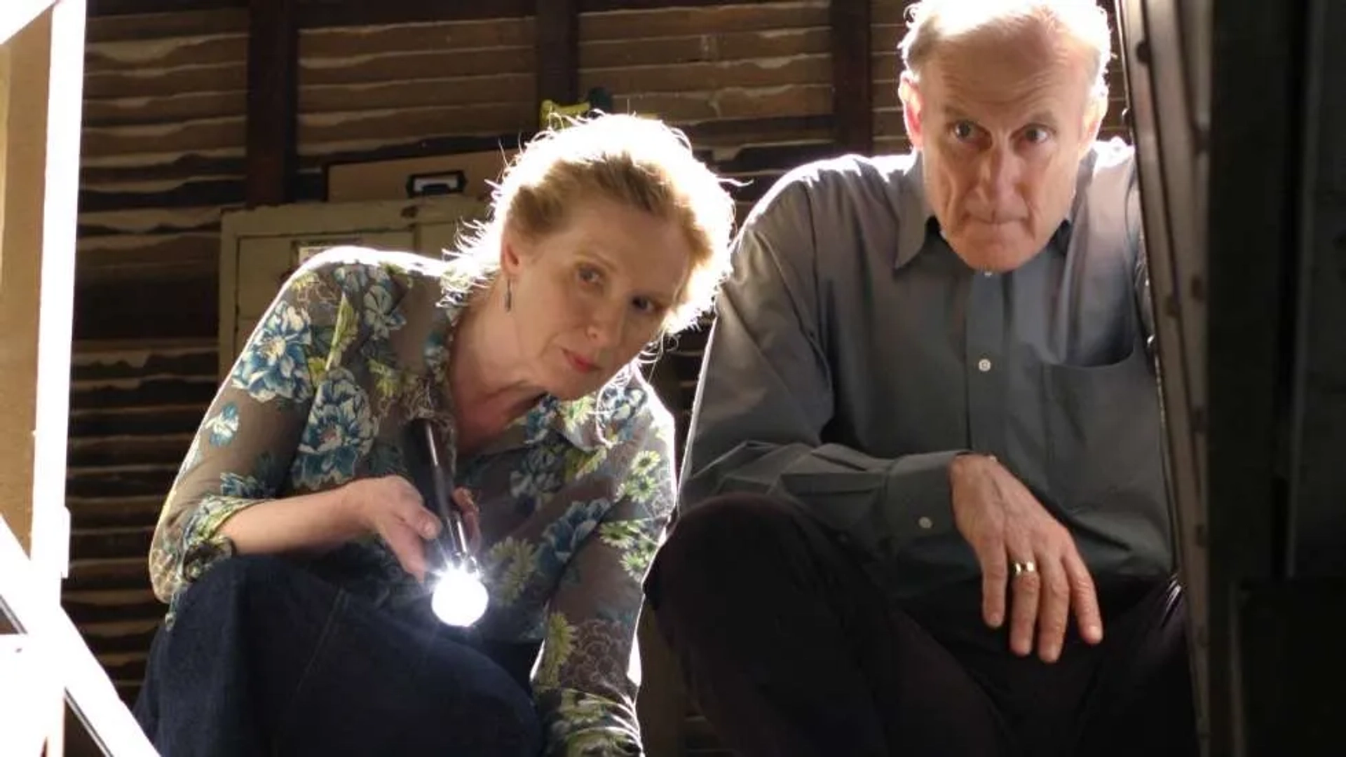 James Cromwell and Frances Conroy in Six Feet Under (2001)