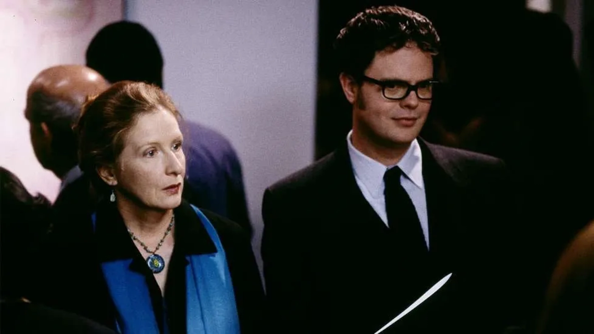 Frances Conroy and Rainn Wilson in Six Feet Under (2001)