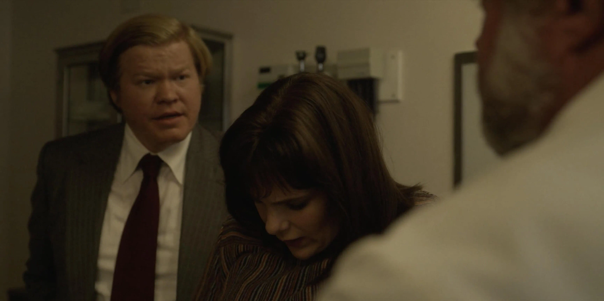 Jesse Plemons, Lily Rabe, and Vance Sparks in Love & Death (2023)