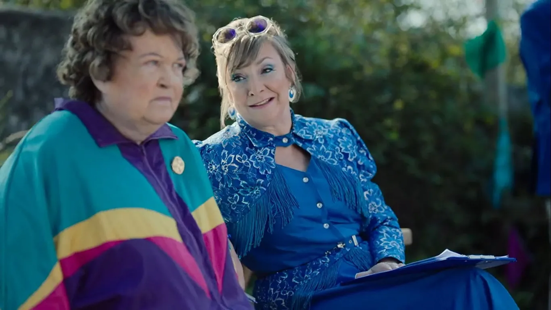 Brenda Fricker and Pauline McLynn in Holding (2022)