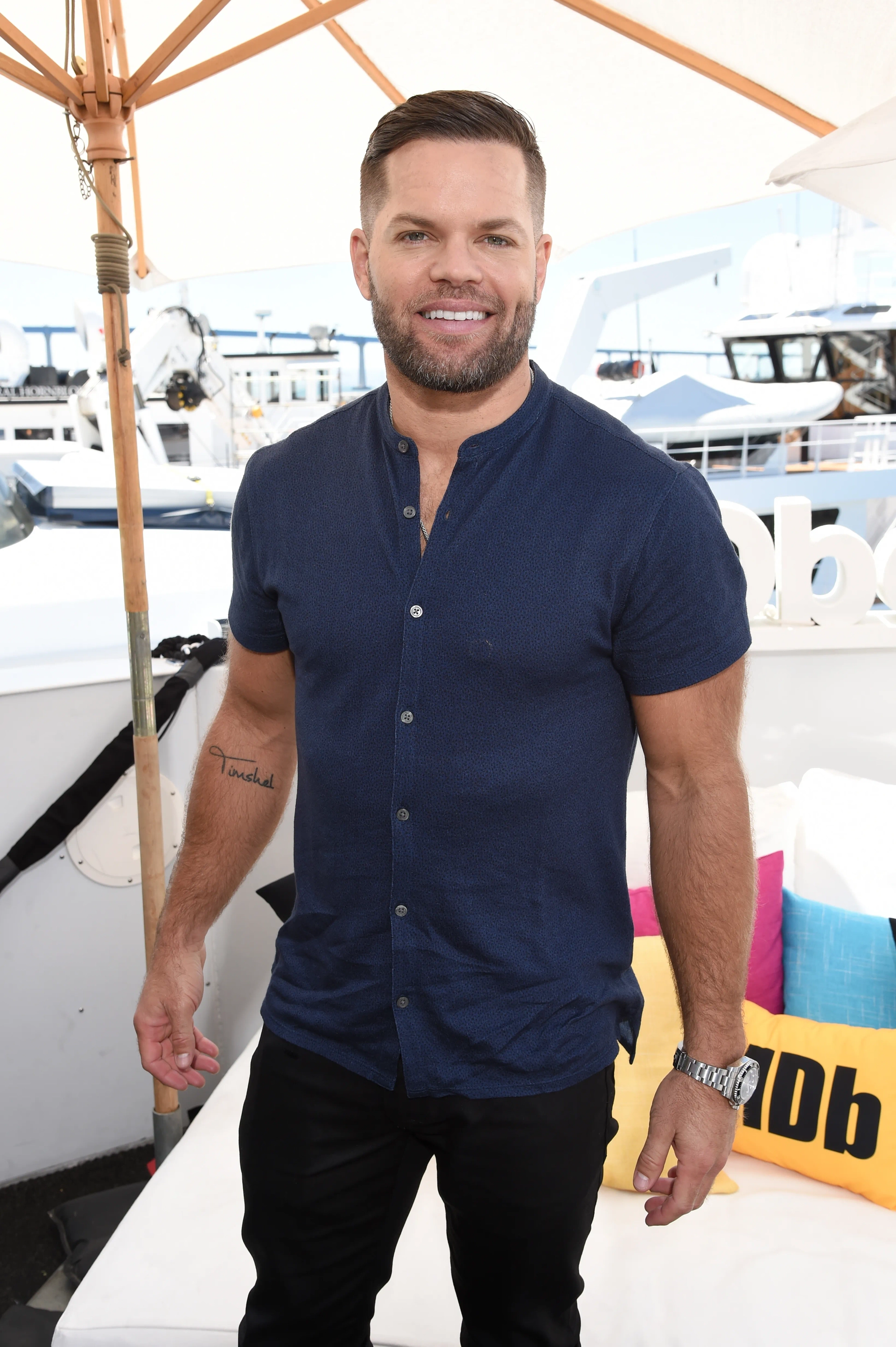 Wes Chatham at an event for The Expanse (2015)