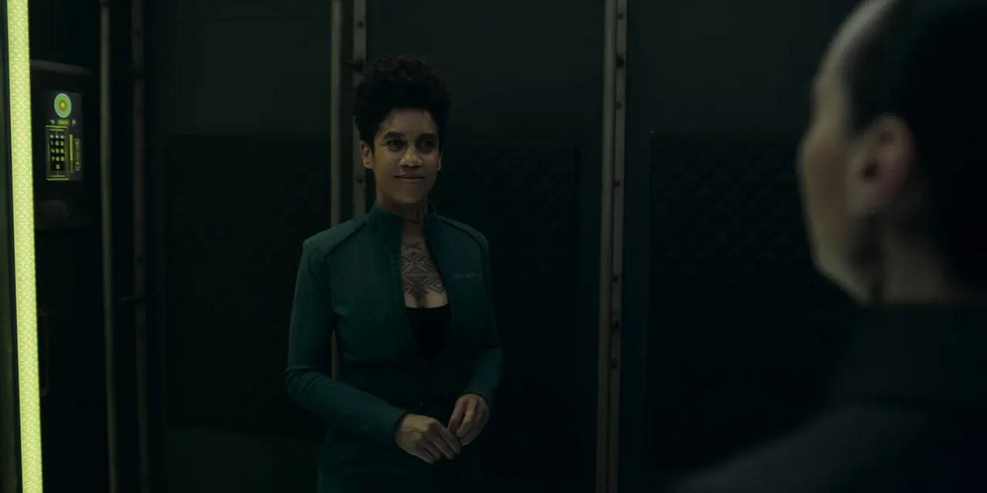 Cara Gee and Dominique Tipper in The Expanse: Why We Fight (2022)