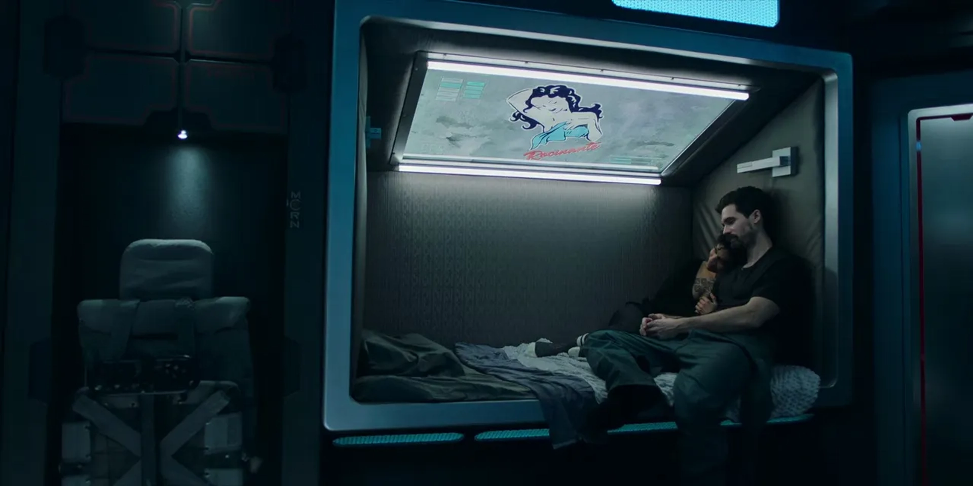 Steven Strait and Dominique Tipper in The Expanse: Babylon's Ashes (2022)