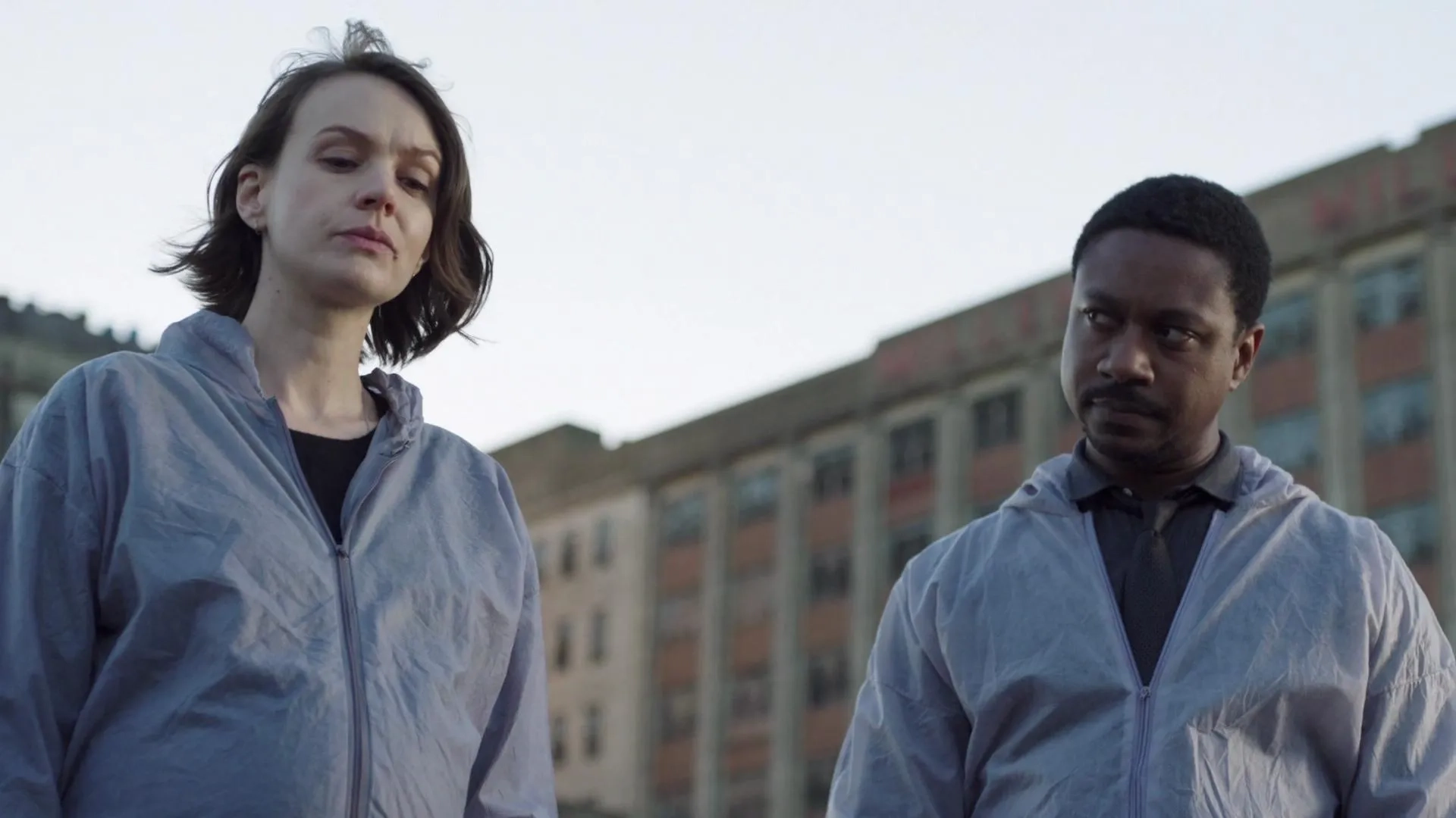 Carey Mulligan and Nathaniel Martello-White in Collateral (2018)