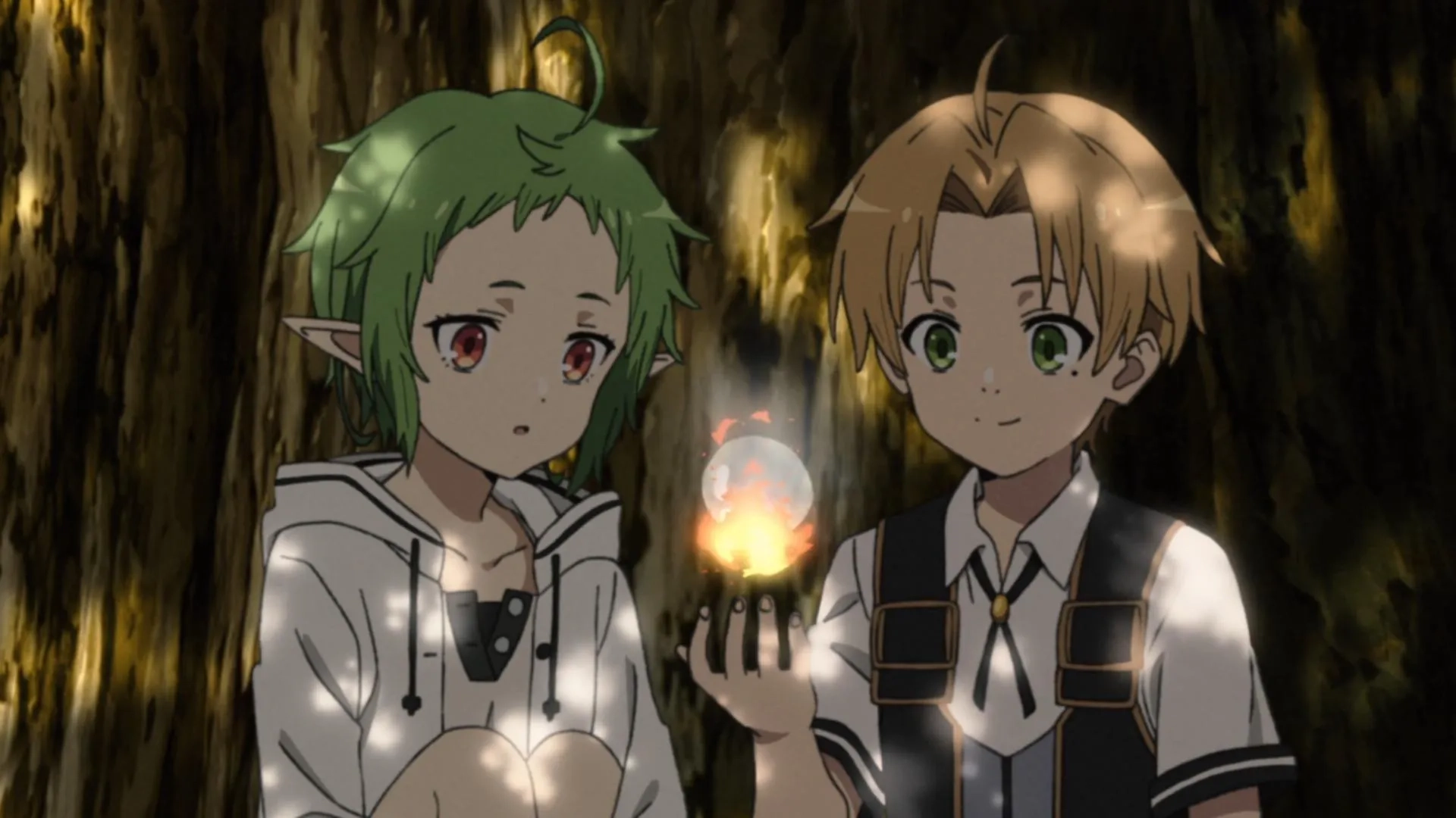 Ai Kayano and Yumi Uchiyama in Mushoku Tensei: Jobless Reincarnation (2021)
