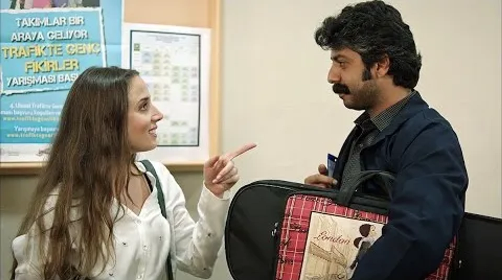 Deniz Atam and Ceyla Odman in Adi Efsane (2017)