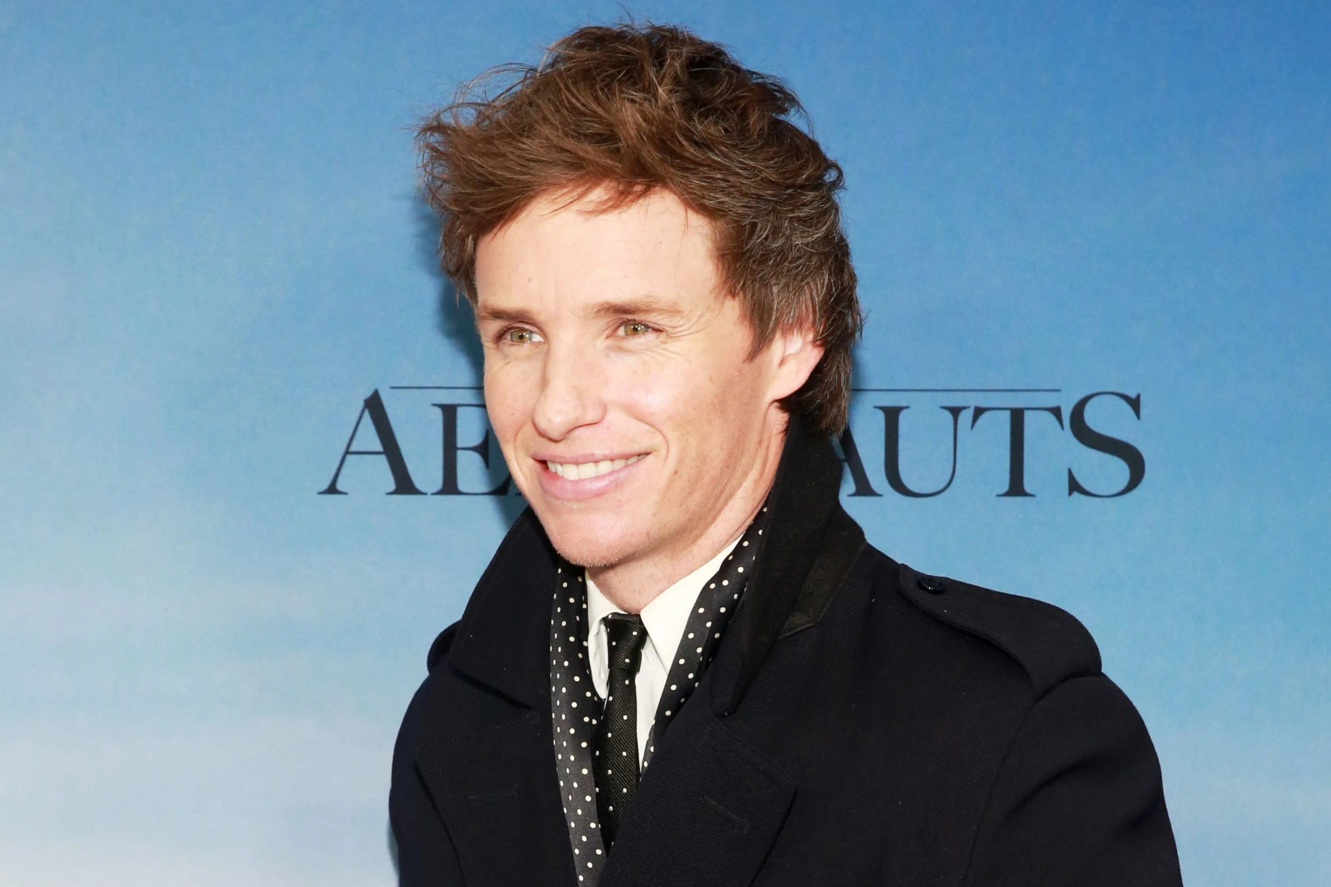 Eddie Redmayne at an event for The Aeronauts (2019)