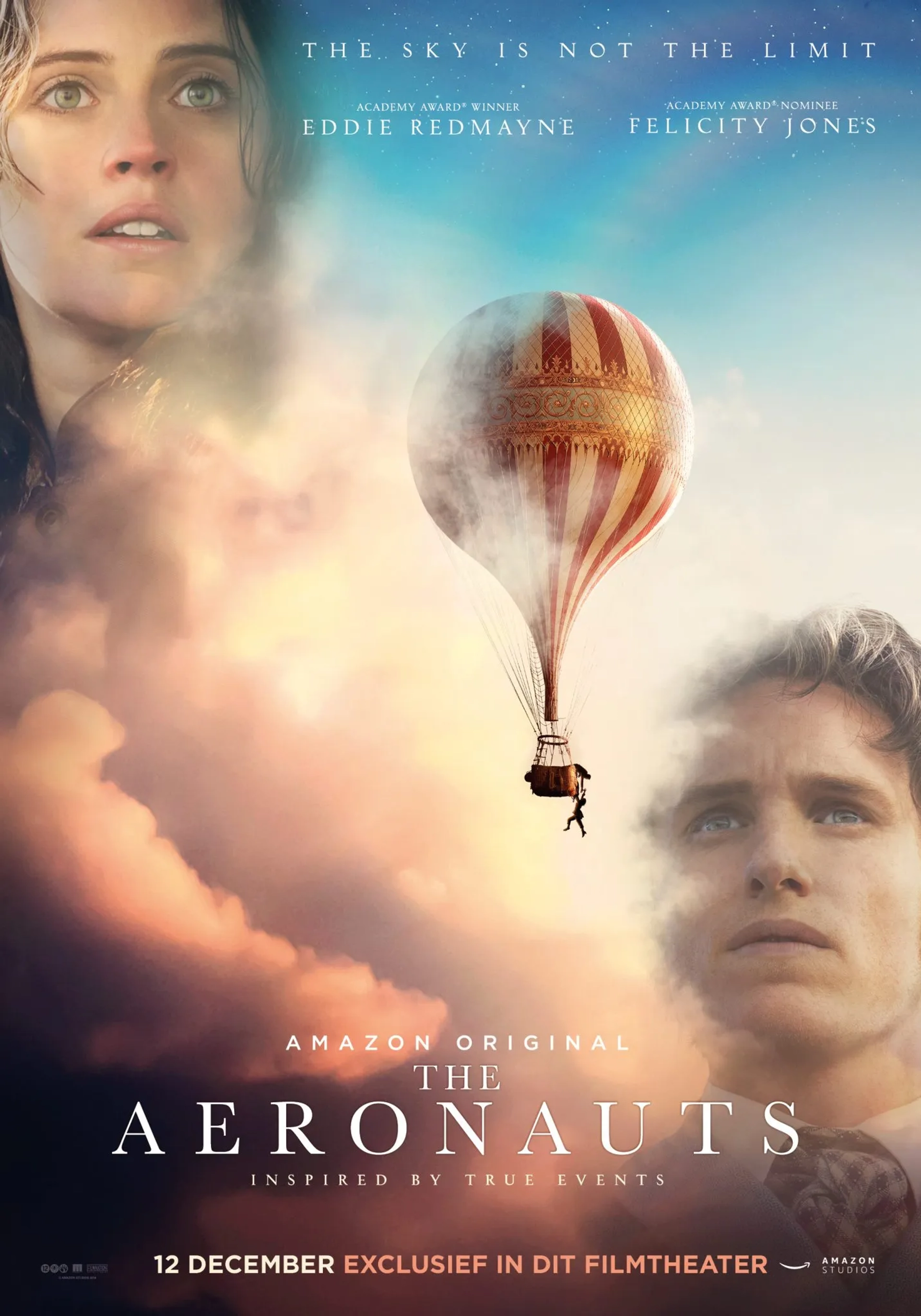 Felicity Jones and Eddie Redmayne in The Aeronauts (2019)