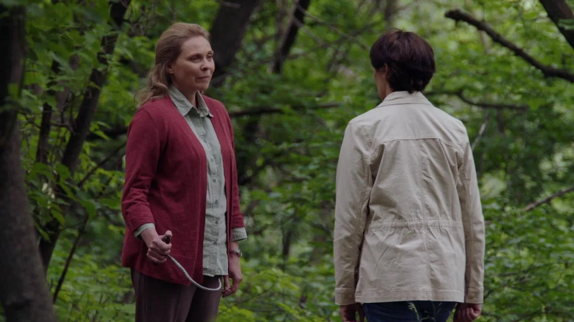 Fiona Shaw and Marina Stephenson Kerr in Channel Zero (2016)