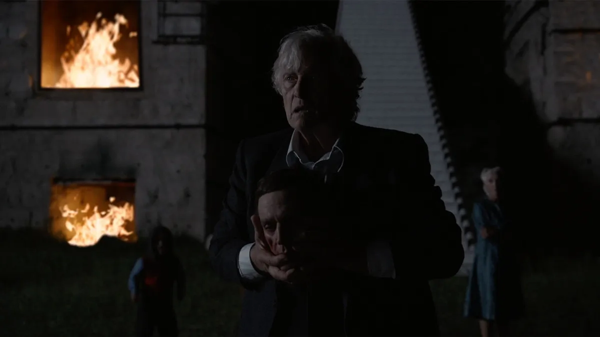 Rutger Hauer and Angela Narth in Channel Zero (2016)