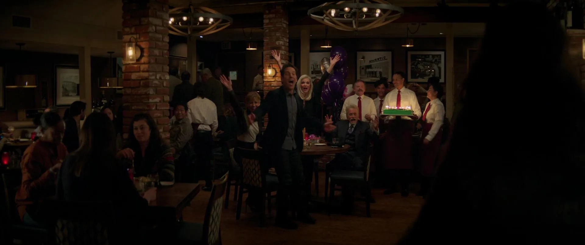 Michael Douglas, Michelle Pfeiffer, Paul Rudd, Kathryn Newton, and Evangeline Lilly in Ant-Man and the Wasp: Quantumania (2023)