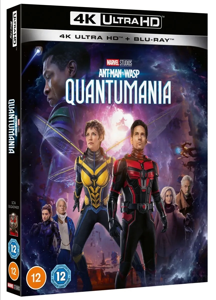Michael Douglas, Bill Murray, Michelle Pfeiffer, Paul Rudd, Kathryn Newton, Evangeline Lilly, Jonathan Majors, Jamie Andrew Cutler, and Katy O'Brian in Ant-Man and the Wasp: Quantumania (2023)
