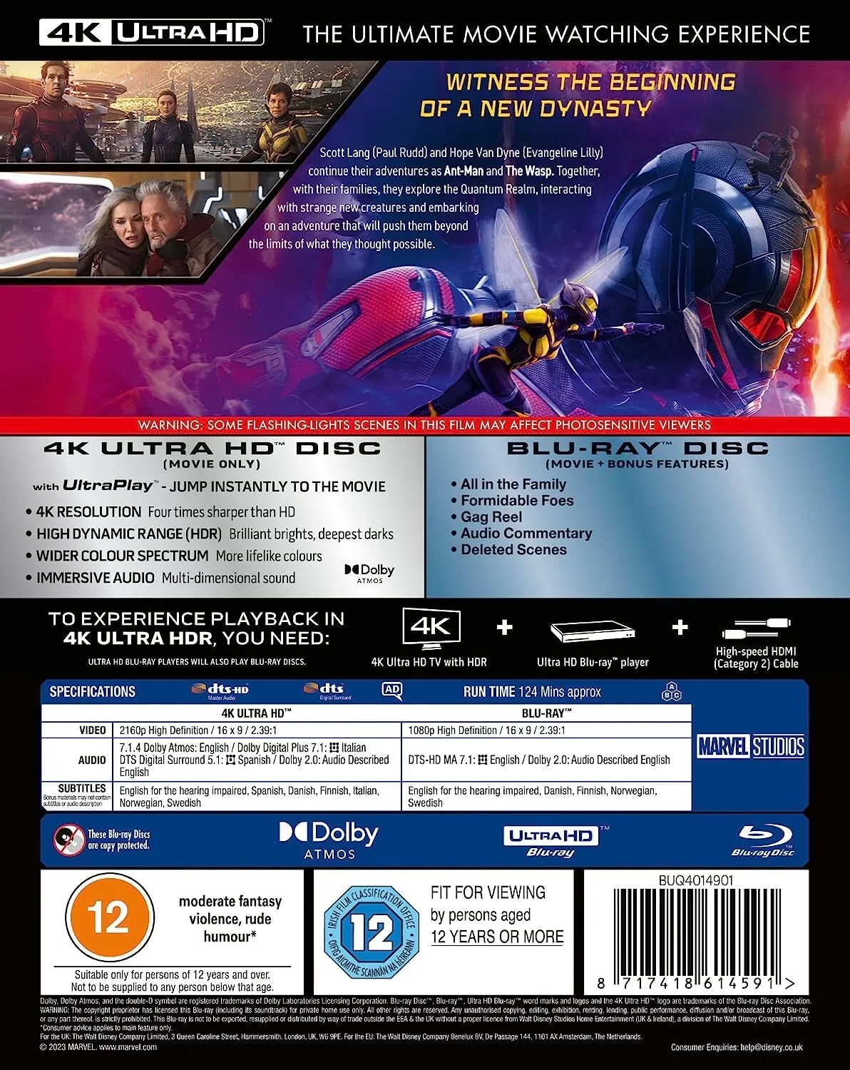 Michael Douglas, Michelle Pfeiffer, Paul Rudd, Kathryn Newton, and Evangeline Lilly in Ant-Man and the Wasp: Quantumania (2023)