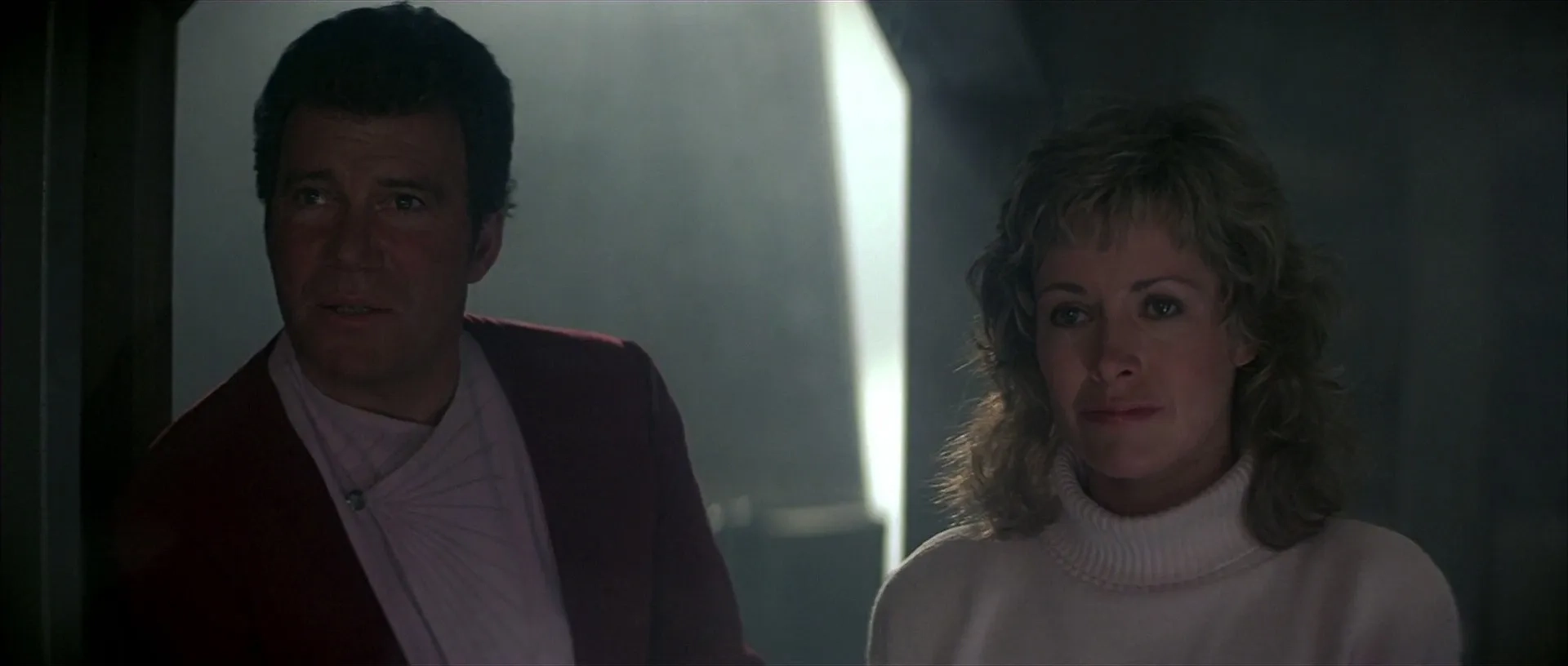 William Shatner and Catherine Hicks in Star Trek IV: The Voyage Home (1986)