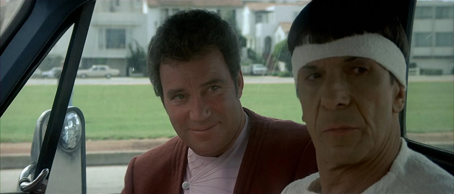 Leonard Nimoy and William Shatner in Star Trek IV: The Voyage Home (1986)
