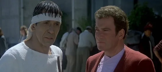 Leonard Nimoy and William Shatner in Star Trek IV: The Voyage Home (1986)