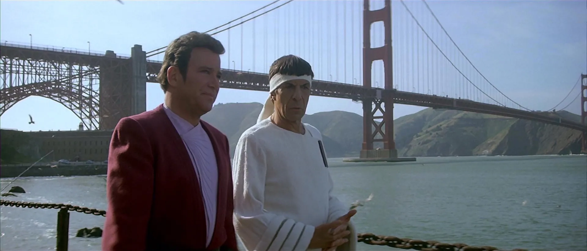 Leonard Nimoy and William Shatner in Star Trek IV: The Voyage Home (1986)