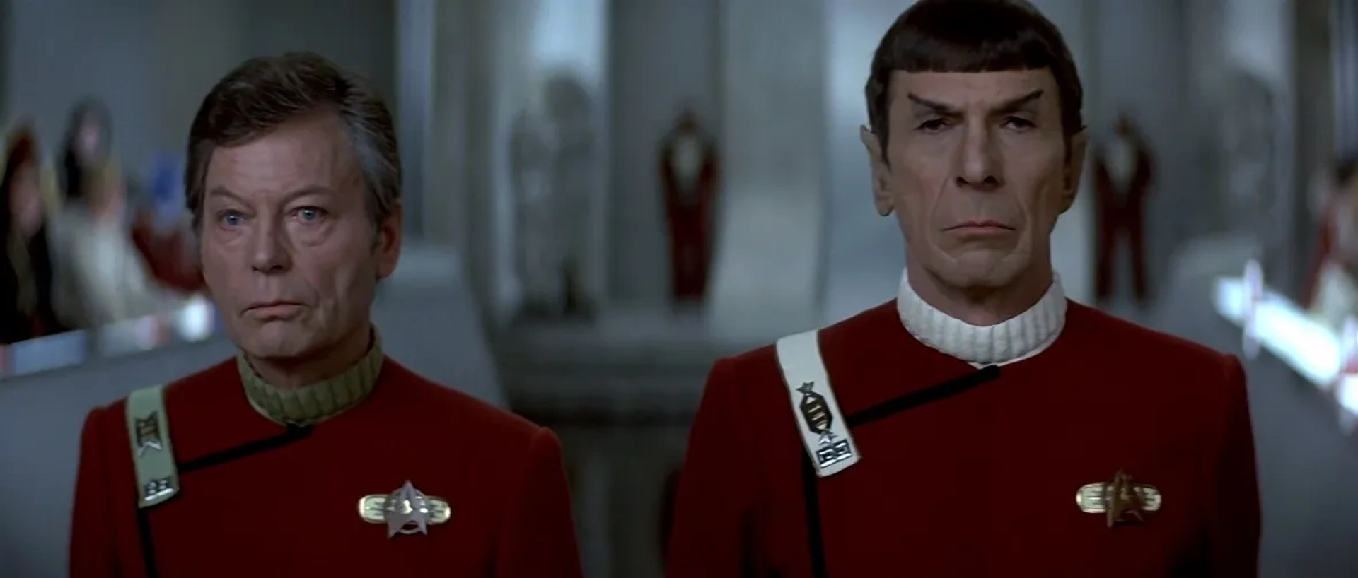 Leonard Nimoy and DeForest Kelley in Star Trek IV: The Voyage Home (1986)