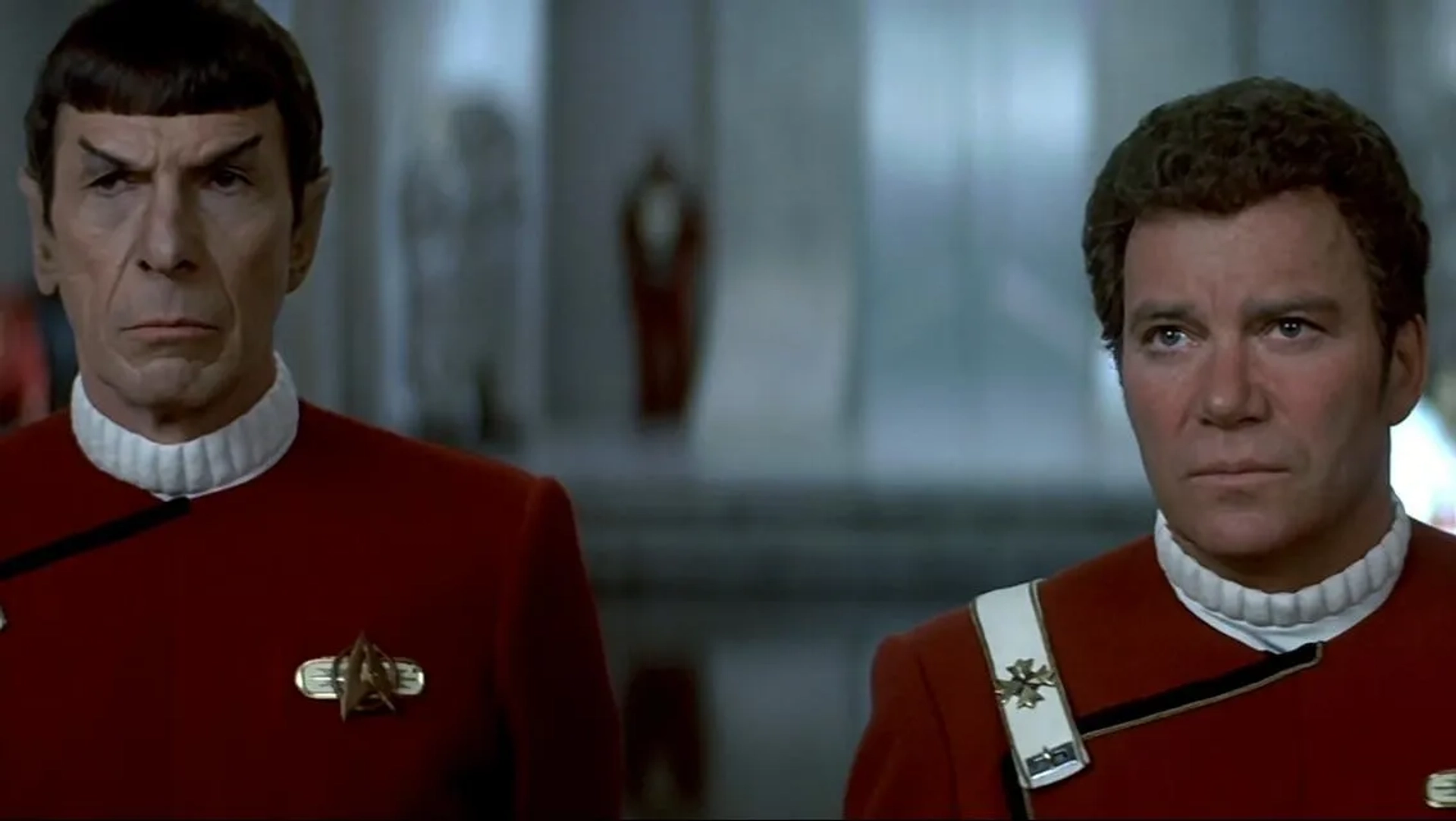 Leonard Nimoy and William Shatner in Star Trek IV: The Voyage Home (1986)