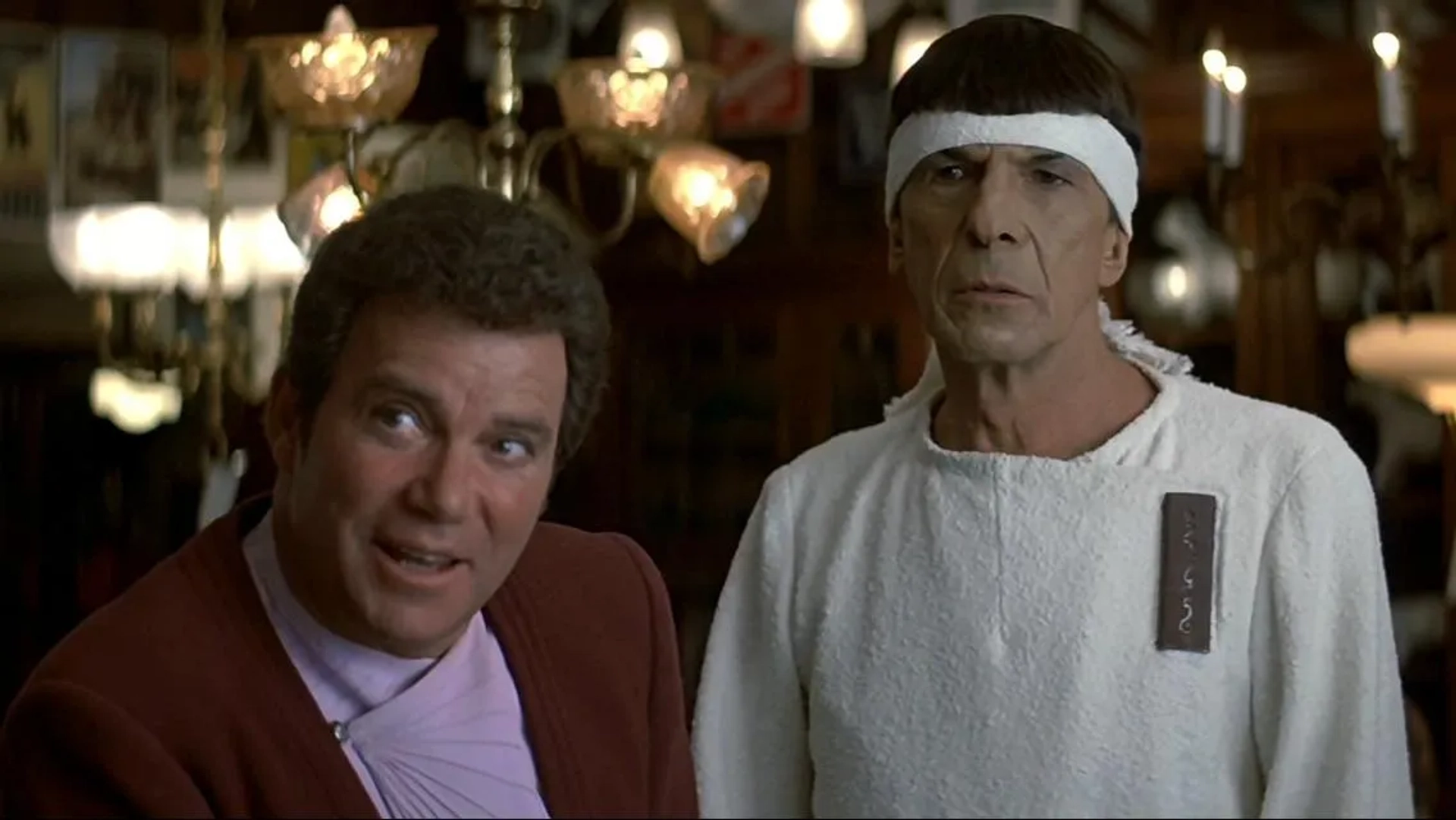 Leonard Nimoy and William Shatner in Star Trek IV: The Voyage Home (1986)