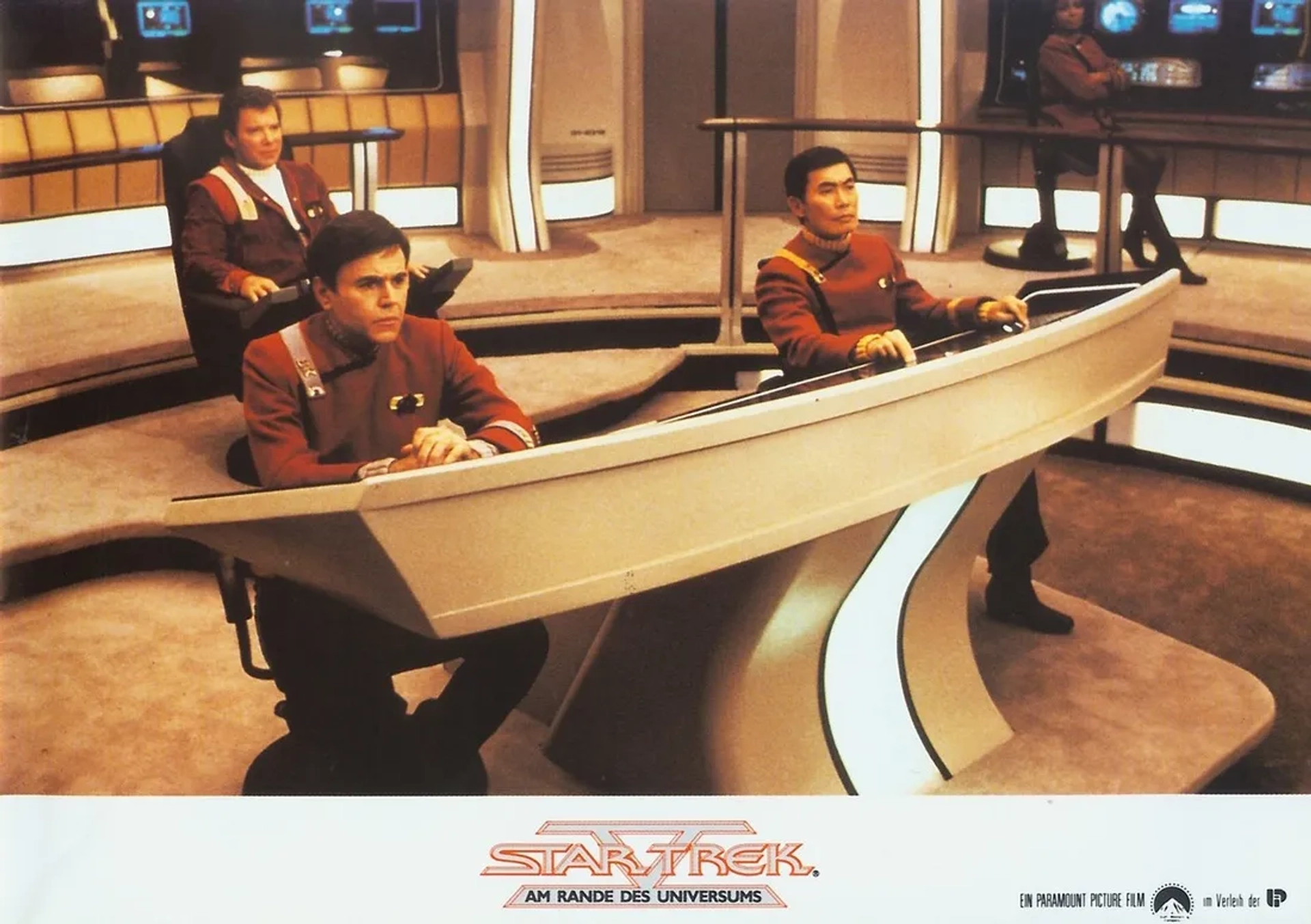 Walter Koenig, William Shatner, and George Takei in Star Trek V: The Final Frontier (1989)