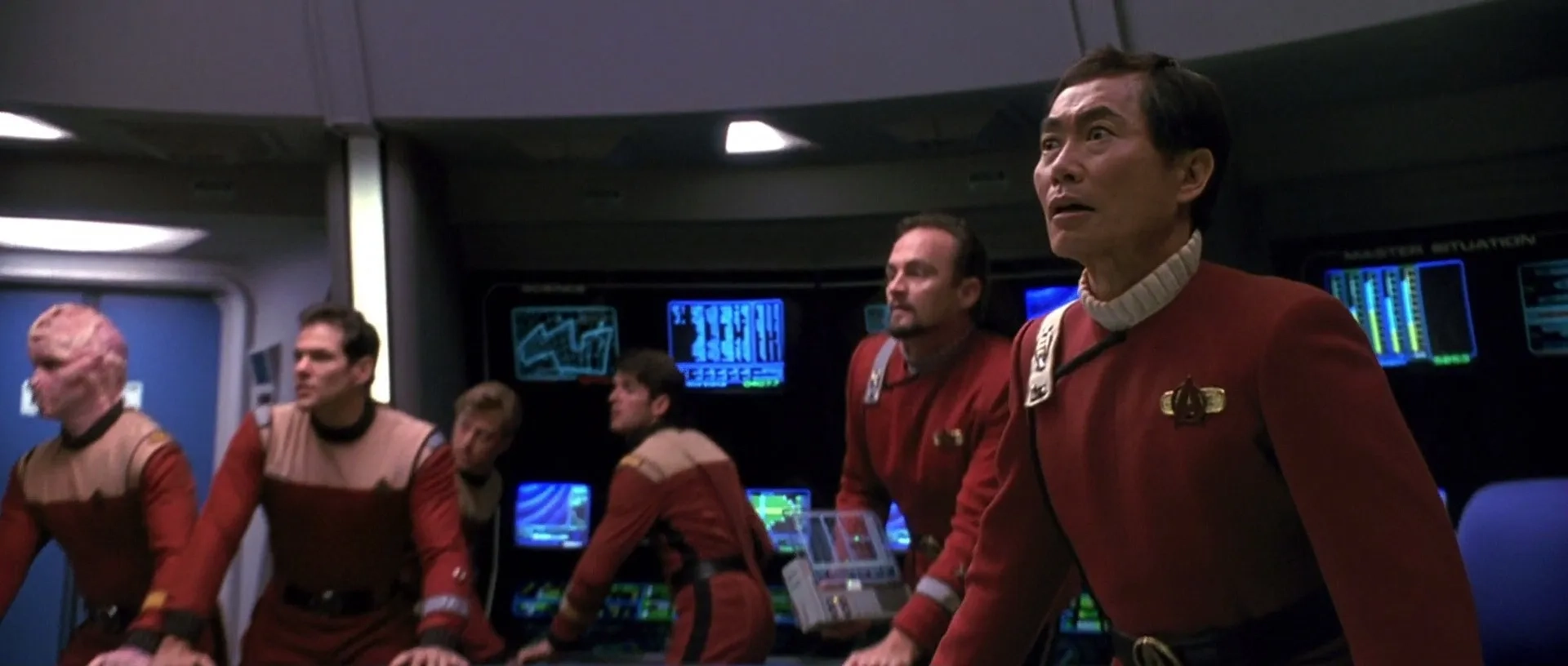 George Takei, Scott Leva, Cole S. McKay, and Jeremy Roberts in Star Trek VI: The Undiscovered Country (1991)