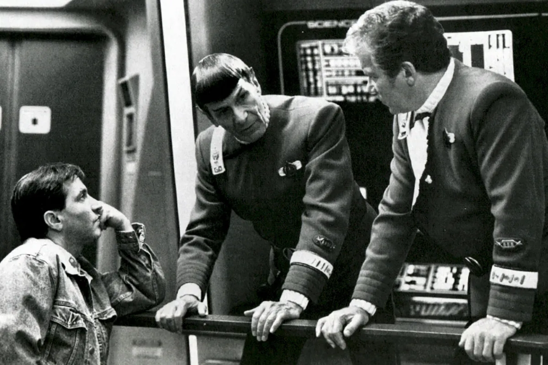 Leonard Nimoy and William Shatner in Star Trek VI: The Undiscovered Country (1991)