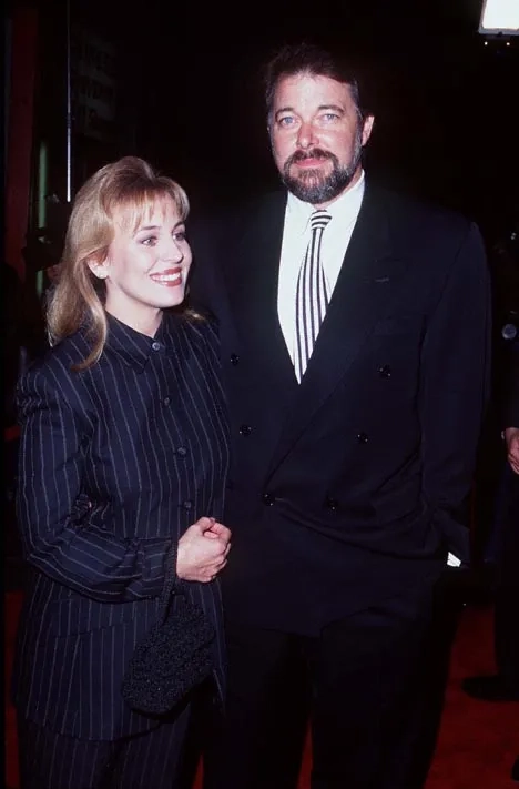 Jonathan Frakes and Genie Francis at an event for Star Trek: First Contact (1996)