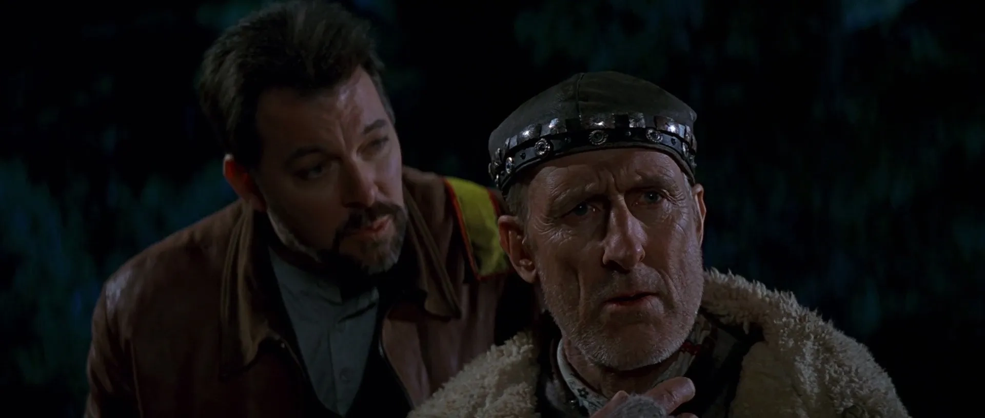 James Cromwell and Jonathan Frakes in Star Trek: First Contact (1996)