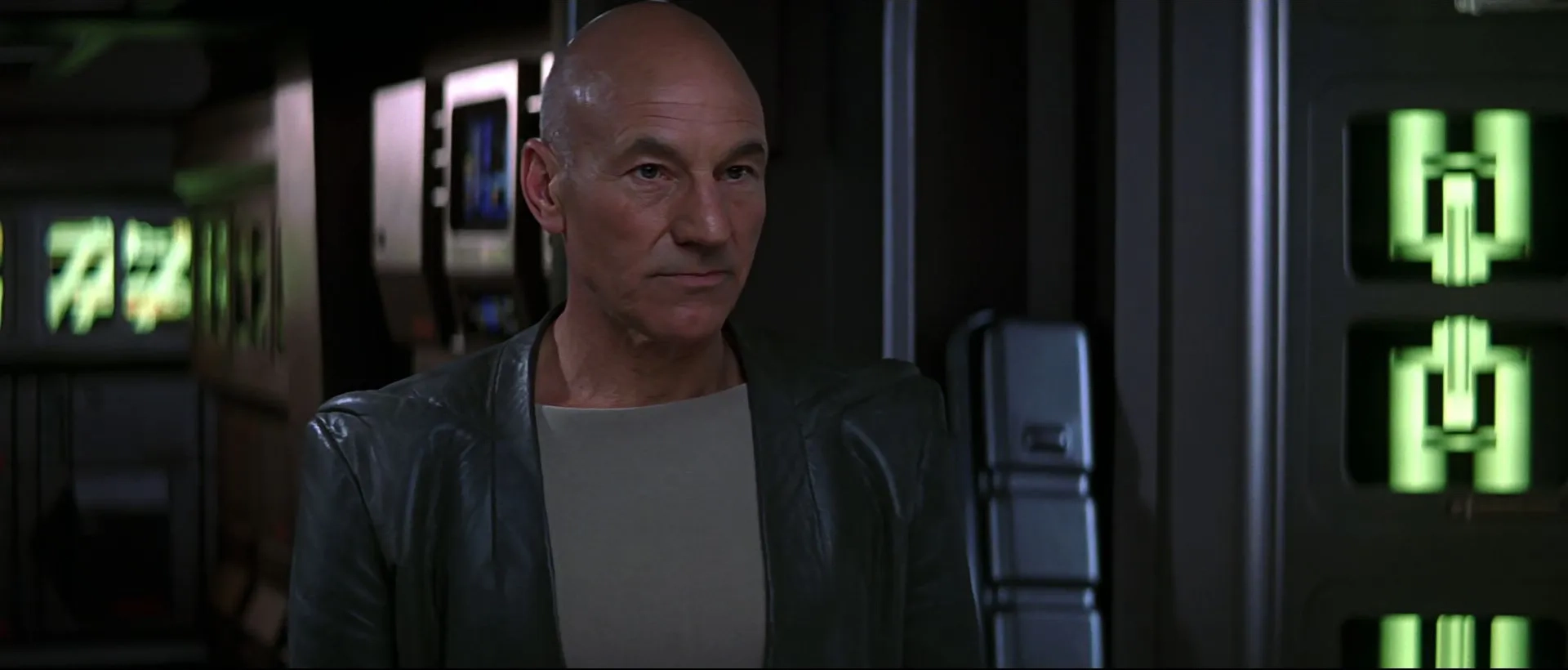 Patrick Stewart in Star Trek: Insurrection (1998)