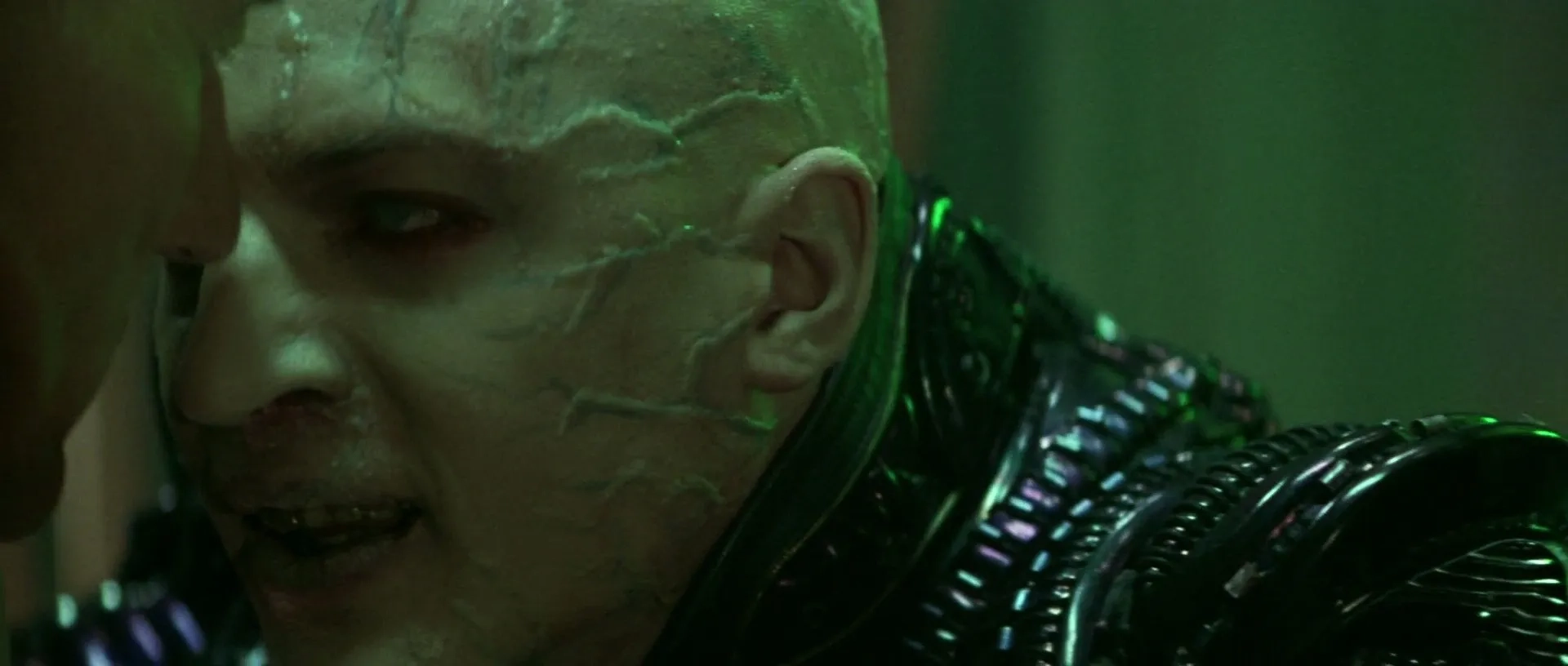 Patrick Stewart and Tom Hardy in Star Trek: Nemesis (2002)