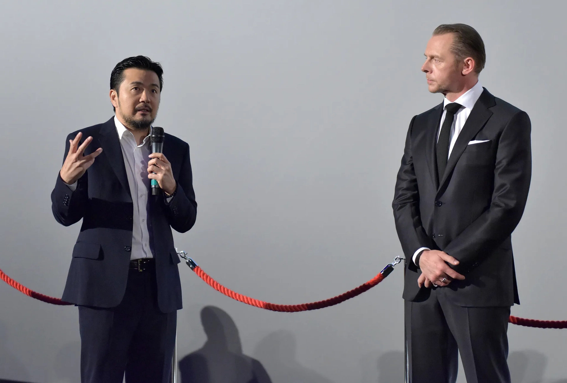 Justin Lin and Simon Pegg at an event for Star Trek Beyond (2016)