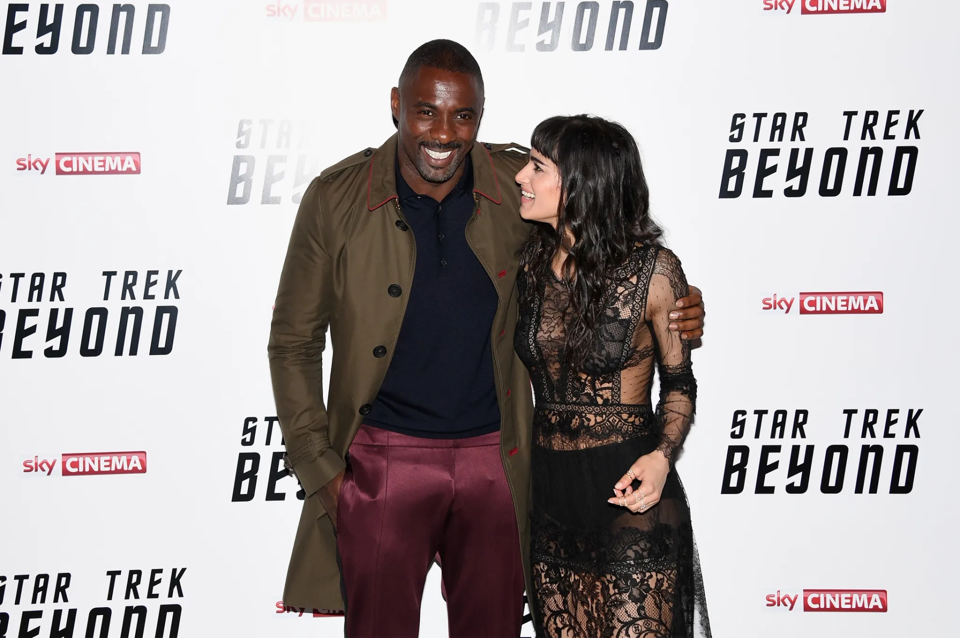 Idris Elba and Sofia Boutella at an event for Star Trek Beyond (2016)