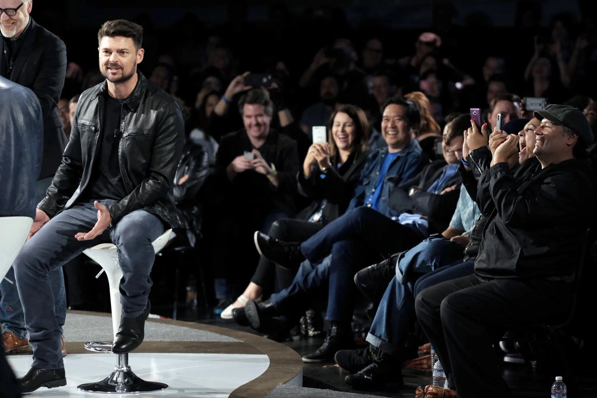 Adam Savage and Karl Urban at an event for Star Trek Beyond (2016)