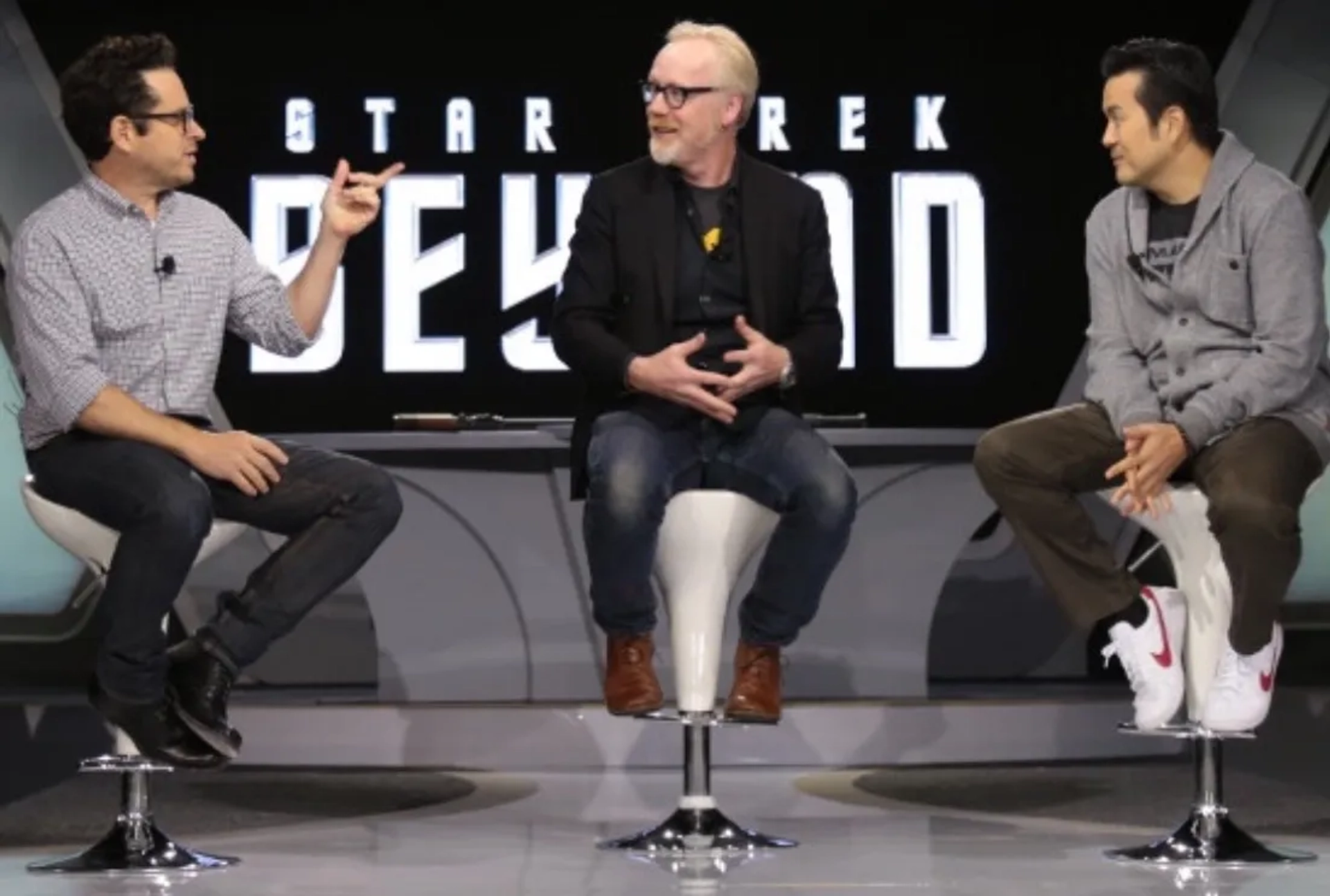 J.J. Abrams, Justin Lin, and Adam Savage at an event for Star Trek Beyond (2016)