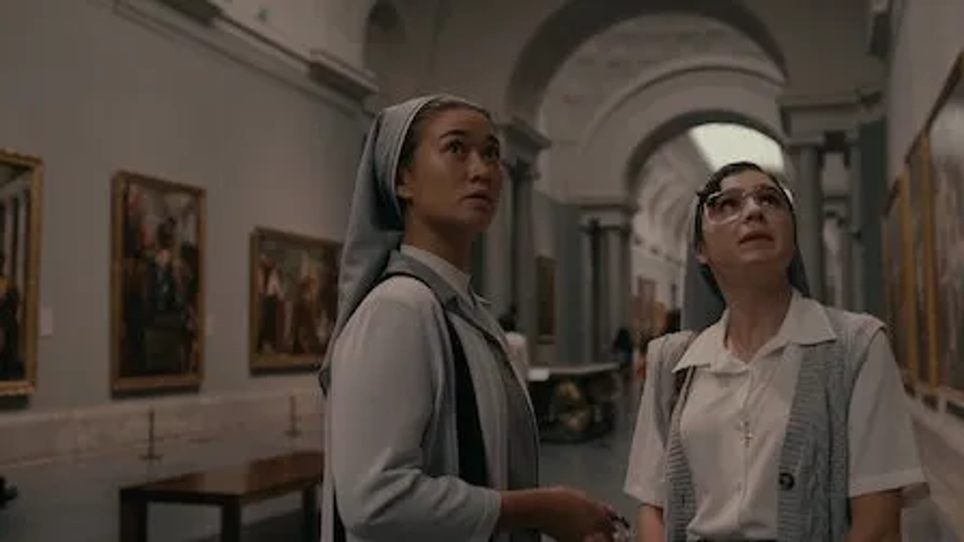 Kristina Tonteri-Young and Olivia Delcán in Warrior Nun: Luke 8:17 (2022)