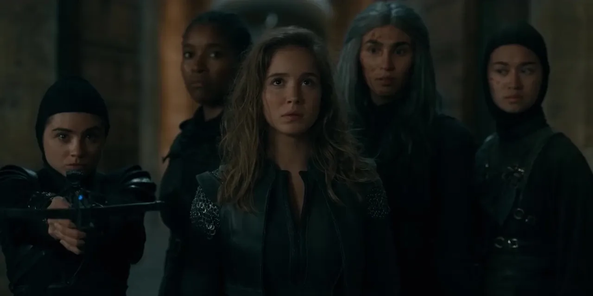 Kristina Tonteri-Young, Toya Turner, Alba Baptista, Olivia Delcán, and Lorena Andrea in Warrior Nun: Revelation 2:10 (2020)