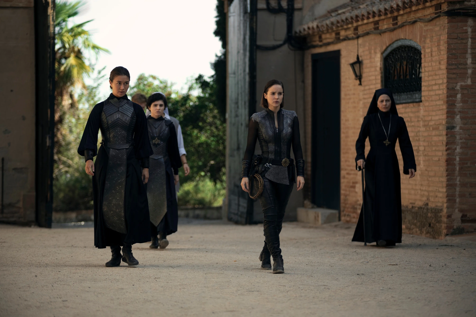 Kristina Tonteri-Young, Sylvia De Fanti, Alba Baptista, and Olivia Delcán in Warrior Nun (2020)