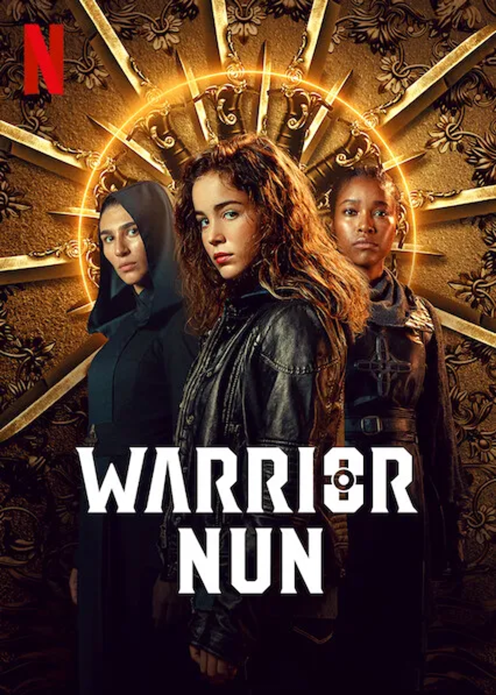 Toya Turner and Lorena Andrea in Warrior Nun (2020)