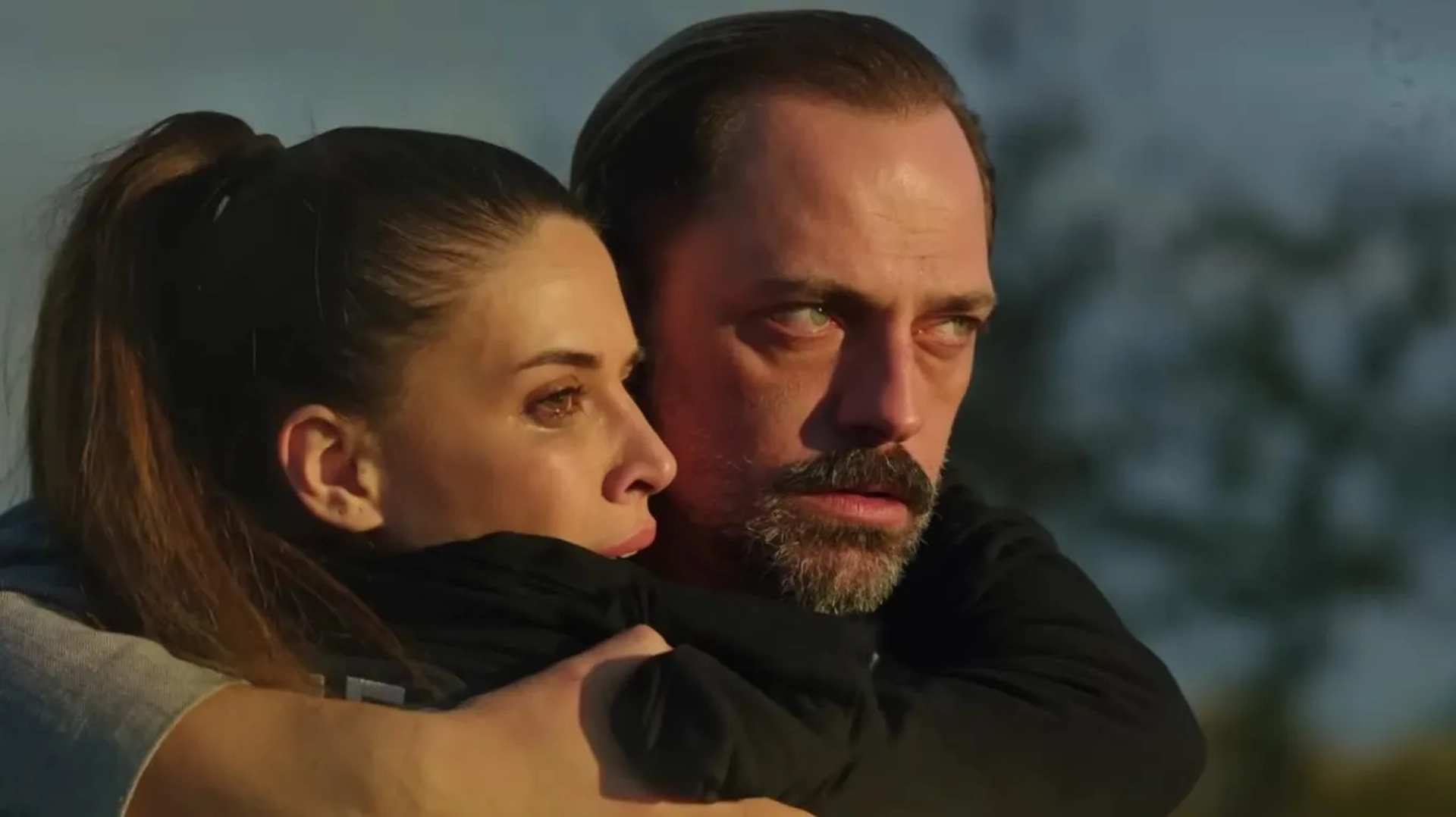 Ertan Saban and Devrim Özkan in Let Life Come as It Knows (2022)