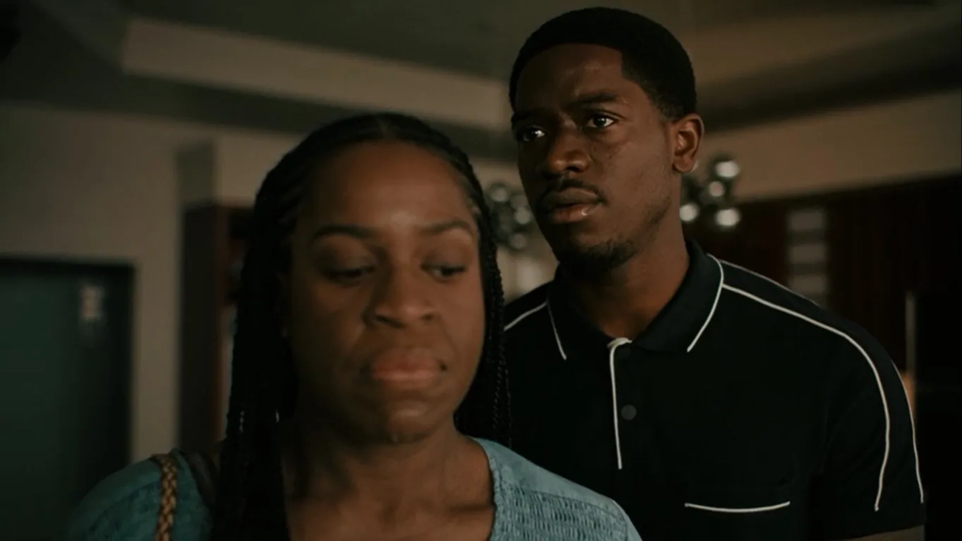 Michael Hyatt and Damson Idris in Snowfall: Fault Lines (2022)