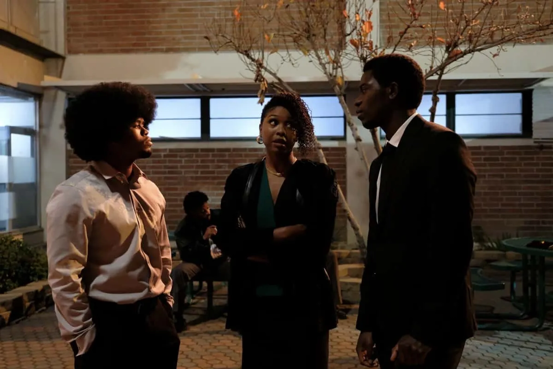 Damson Idris, Isaiah John, and Adrianna Mitchell in Snowfall: Betrayal (2021)