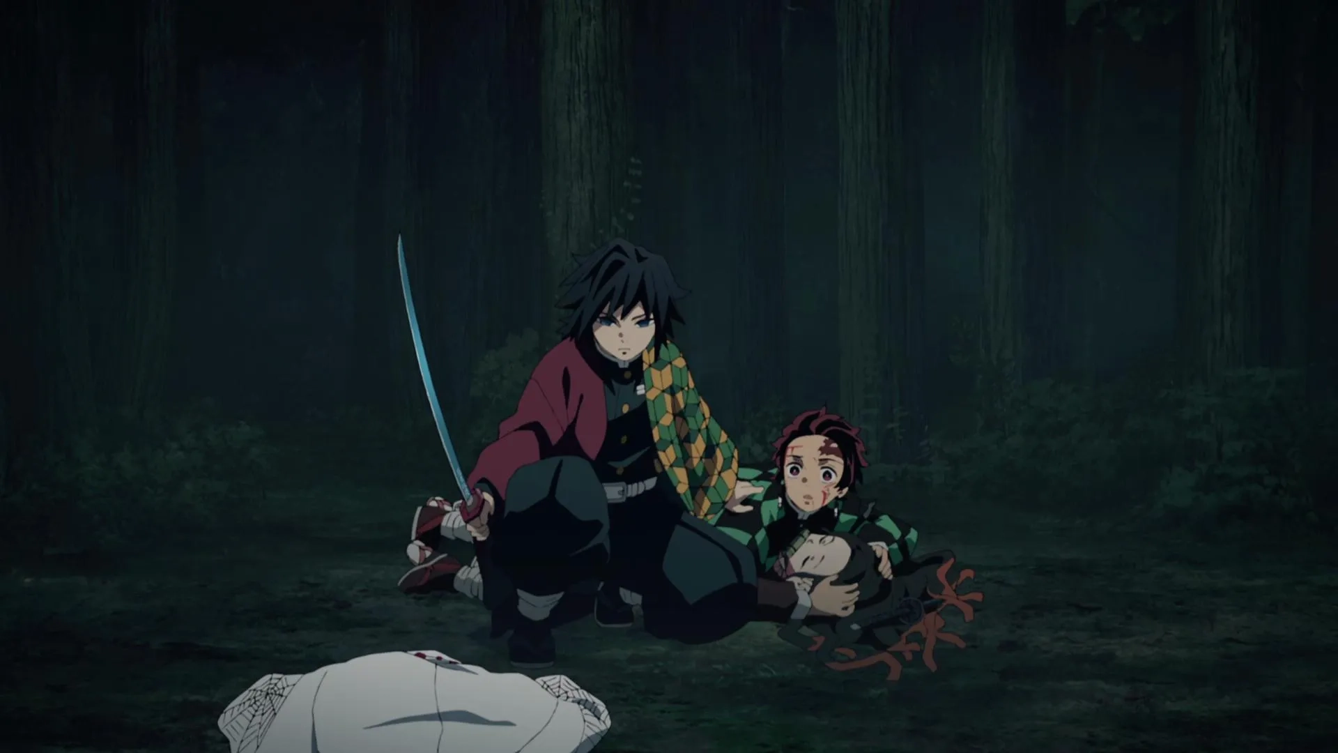 Takahiro Sakurai, Natsuki Hanae, and Akari Kitô in Demon Slayer: Kimetsu no Yaiba: Against Corps Rules (2019)