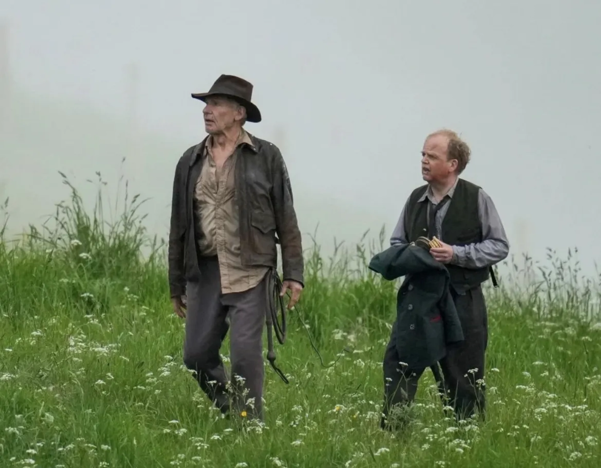 Harrison Ford and Toby Jones in Indiana Jones and the Dial of Destiny (2023)