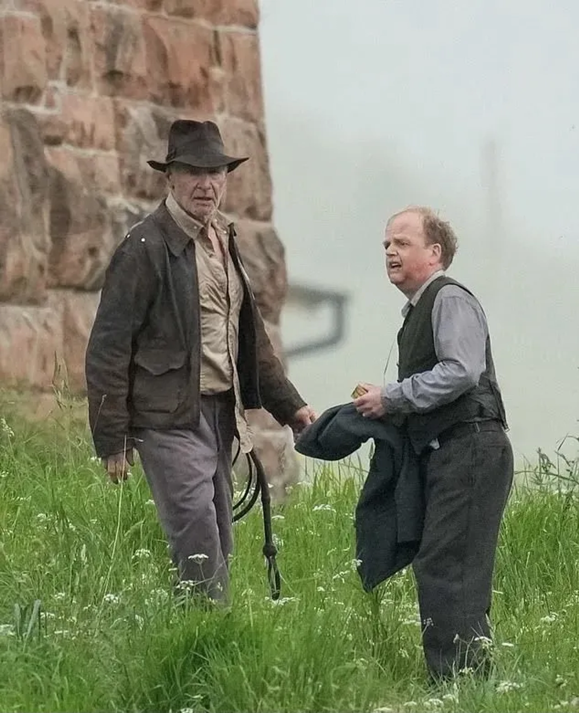 Harrison Ford and Toby Jones in Indiana Jones and the Dial of Destiny (2023)