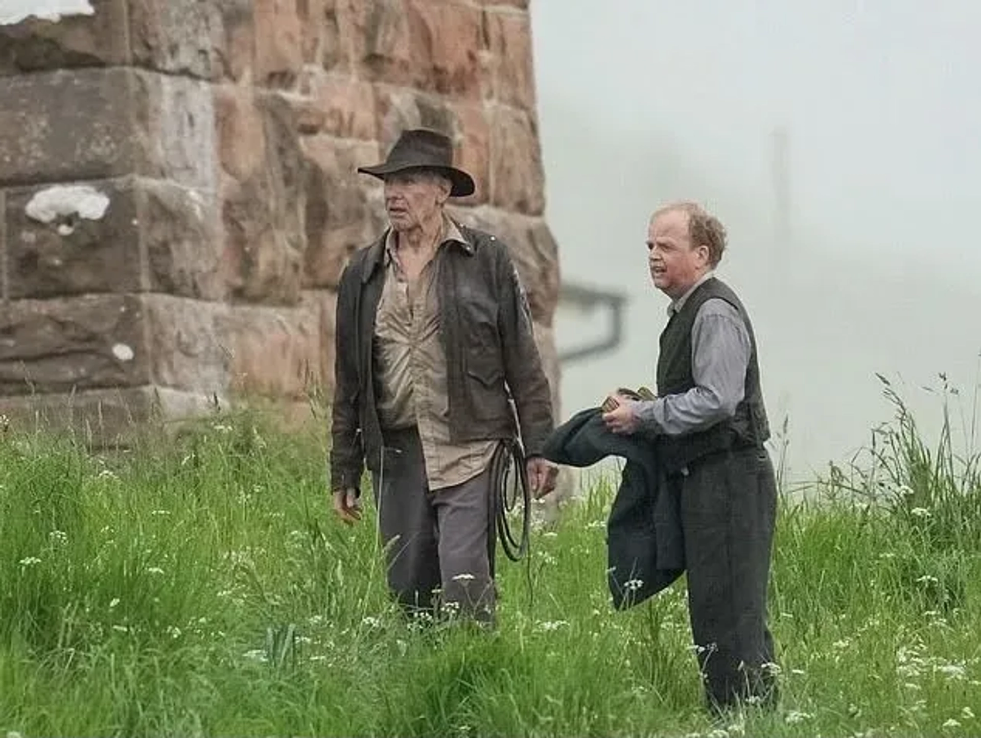 Harrison Ford and Toby Jones in Indiana Jones and the Dial of Destiny (2023)