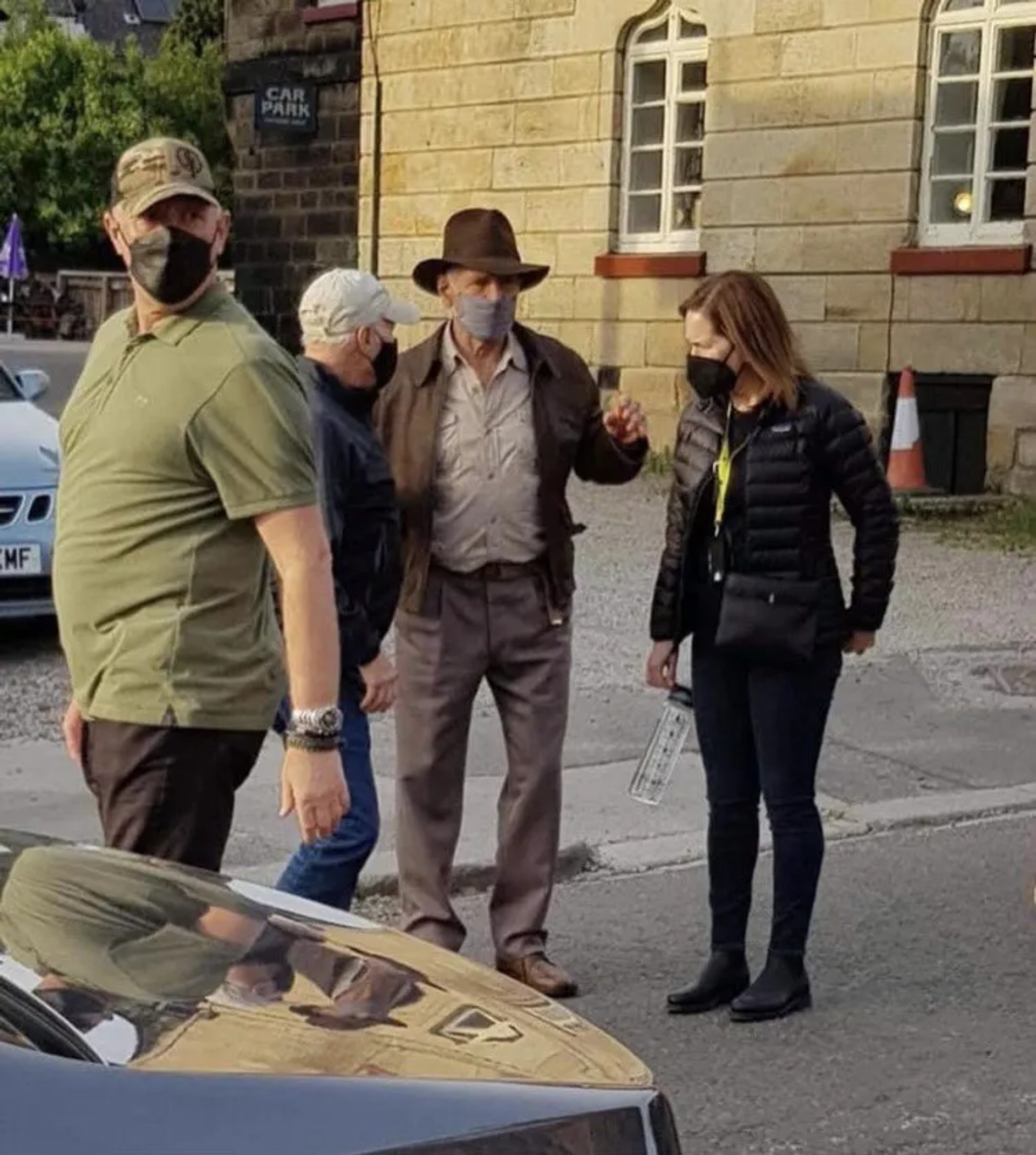 Harrison Ford and Kathleen Kennedy in Indiana Jones and the Dial of Destiny (2023)