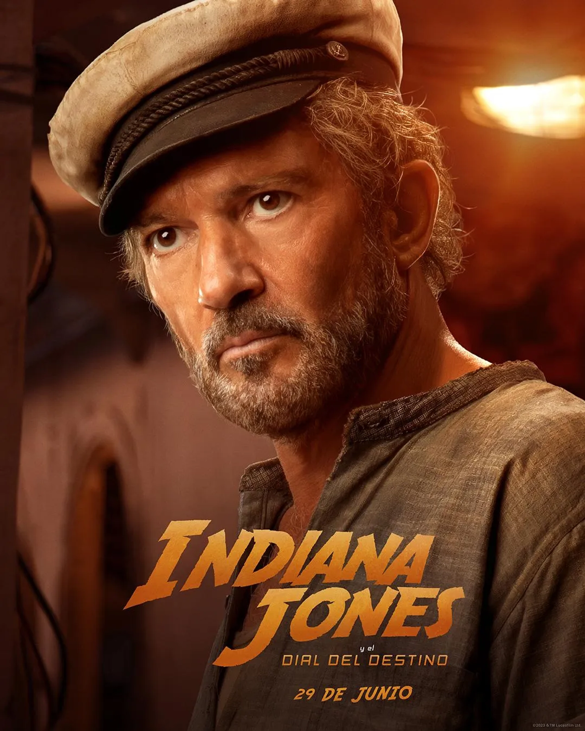 Antonio Banderas in Indiana Jones and the Dial of Destiny (2023)