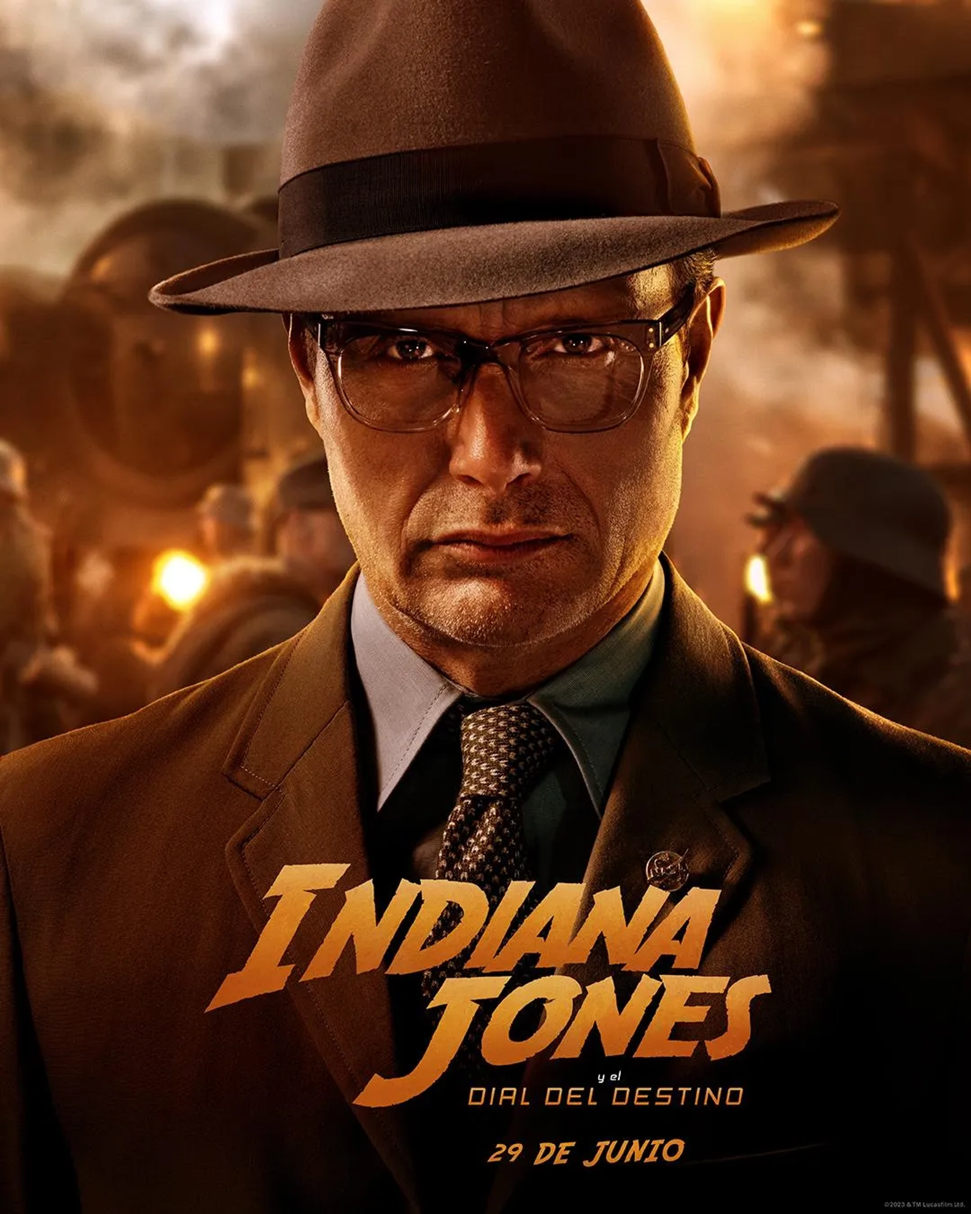 Mads Mikkelsen in Indiana Jones and the Dial of Destiny (2023)