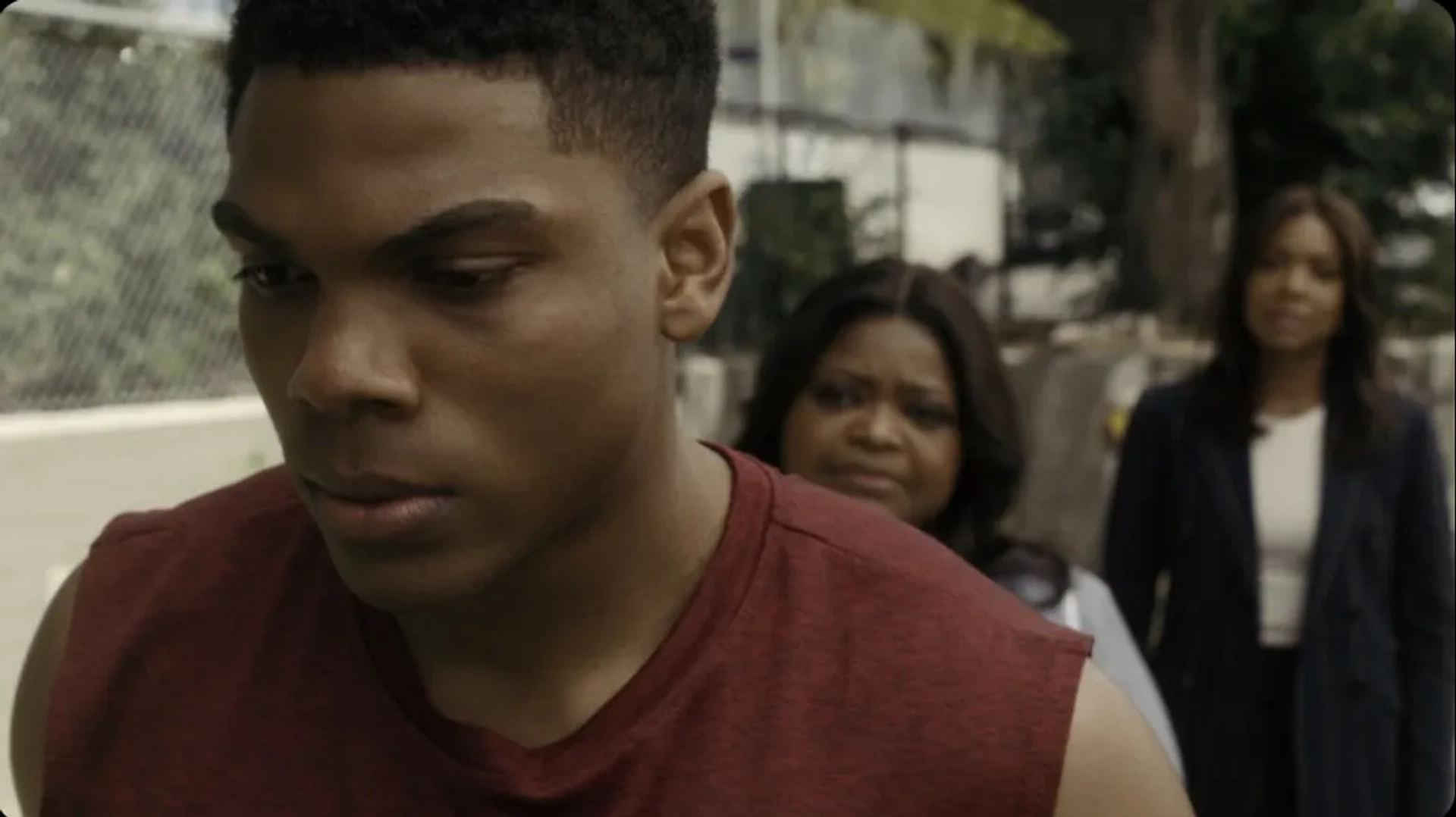 Gabrielle Union, Octavia Spencer, and Spence Moore II in Truth Be Told: Never Take Your Eyes Off Her (2023)